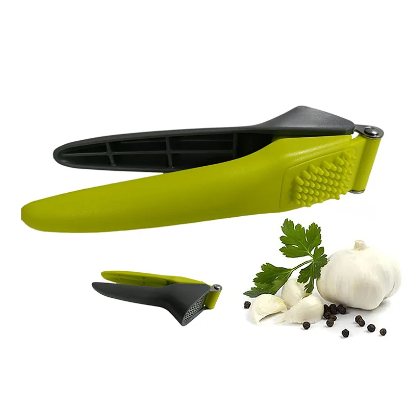 Plastic garlic press manual garlic press Small new garlic press stainless steel garlic puree kitchenware