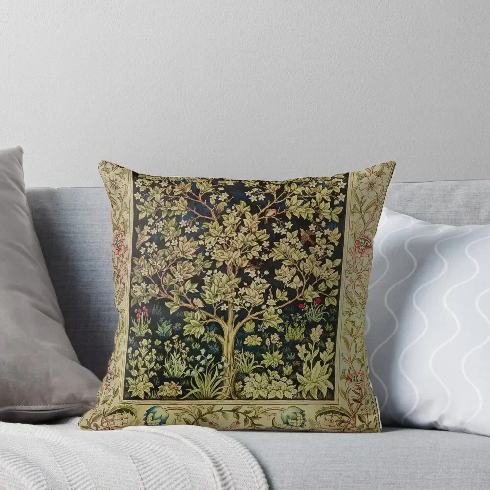 

Tree Of Life by William Morris Throw Pillow bed pillows autumn pillowcase pillow