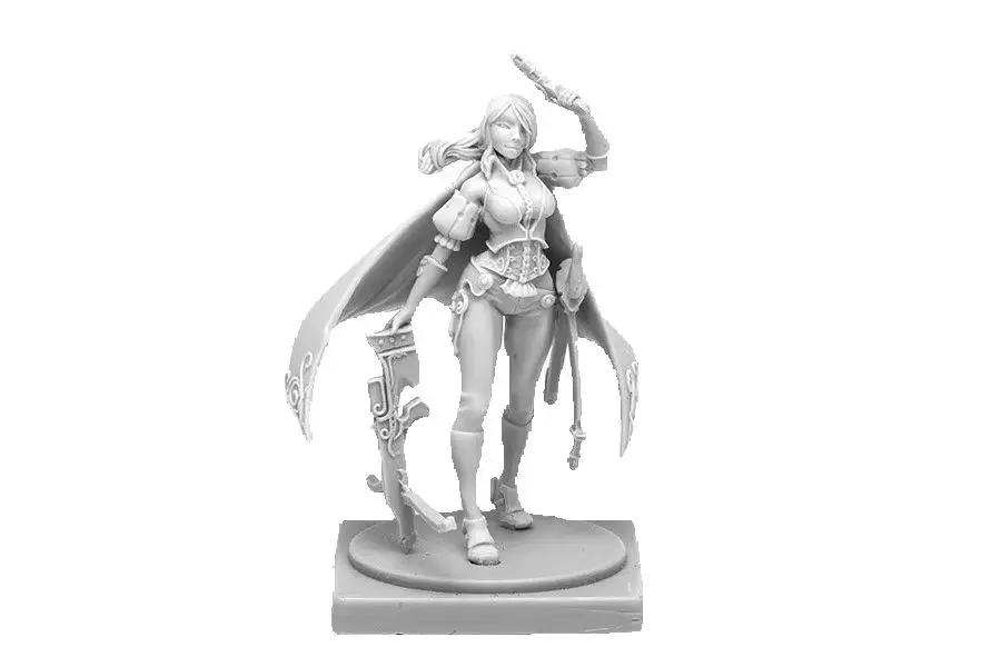 Resin Kit 28173 Female Great Game Hunter Unassembled Sculpture for Hobbyists