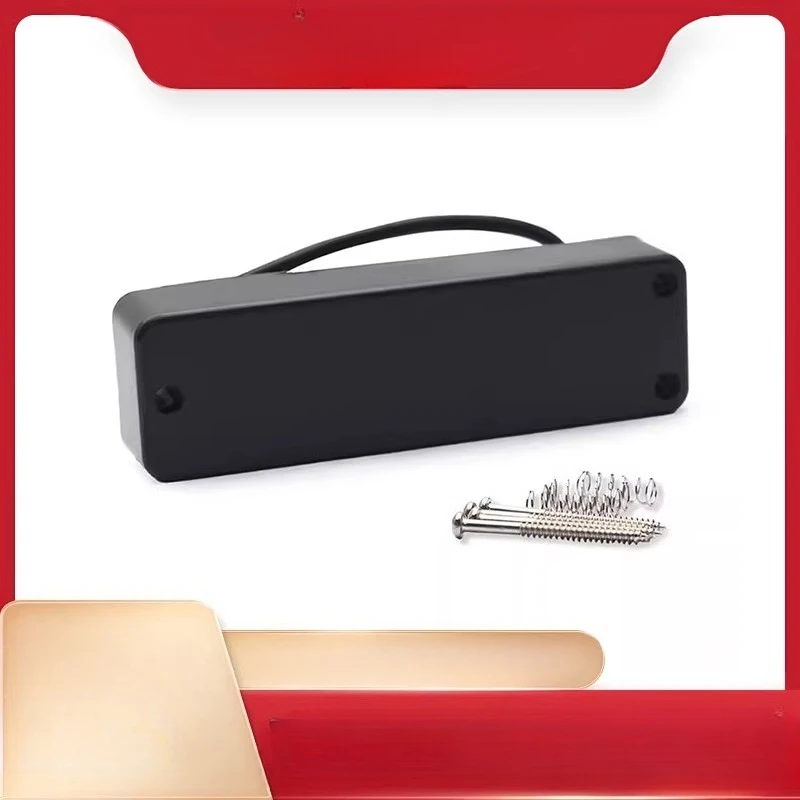 1 Piece 5 String Sealed Electric Bass Pickup 3-Hole High Sensitivity Bass Pickup with Mounting Screws & Springs
