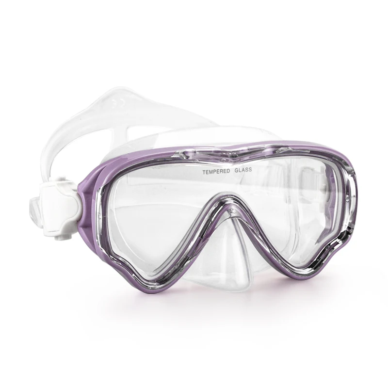 Masque de plongée sous-marine Guardian HD anti-buée avec couverture en antarctique, lunettes de natation, jupe en silicone, verre du Guatemala,