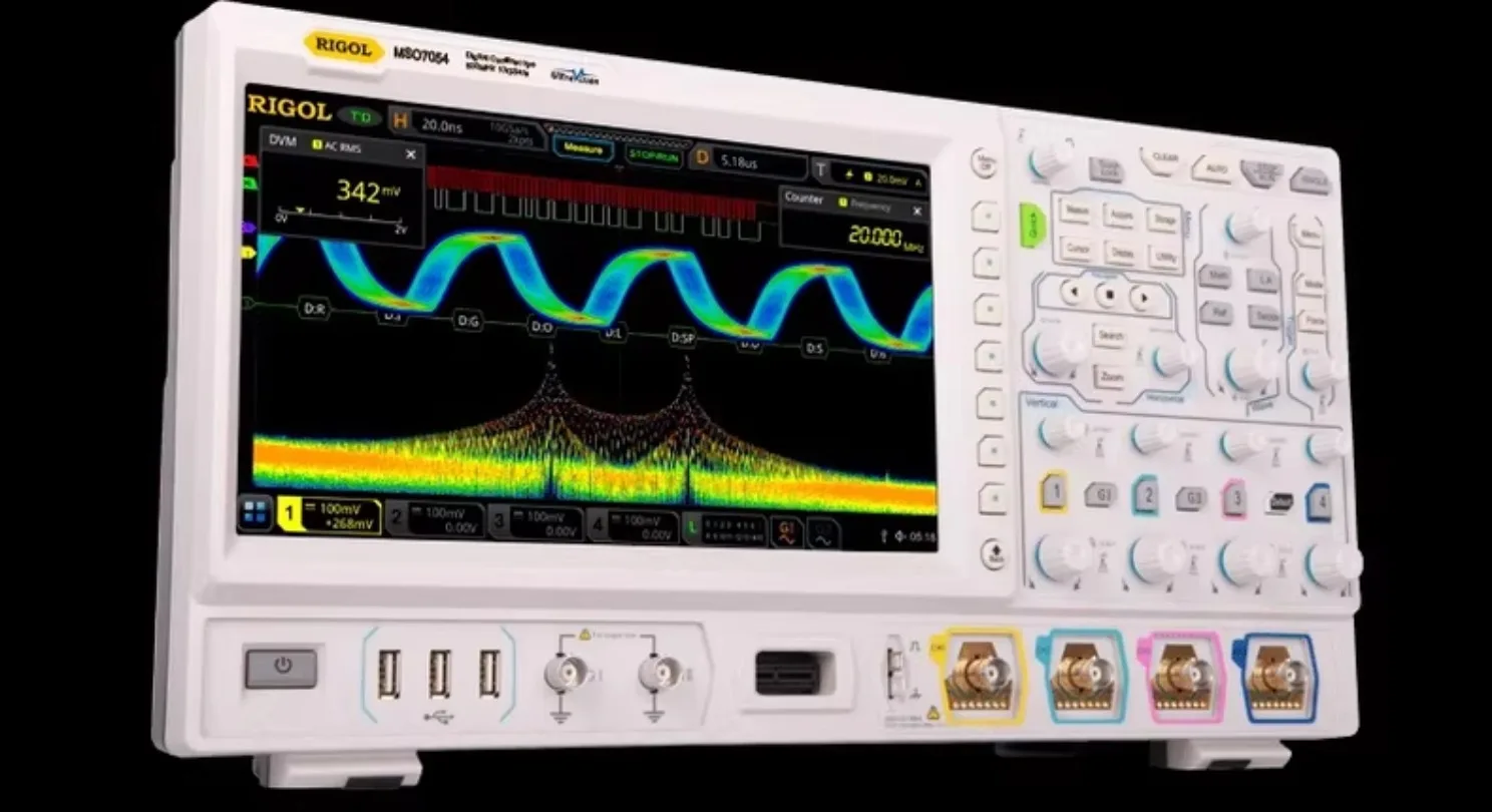 1pc New RIGOL MSO7014 MSO7054 DS7014 DS7054 MSO7000 DS7000 In Stock Digital Oscilloscope 4CH 100MHz-500MHz 10GSa/s Original Box
