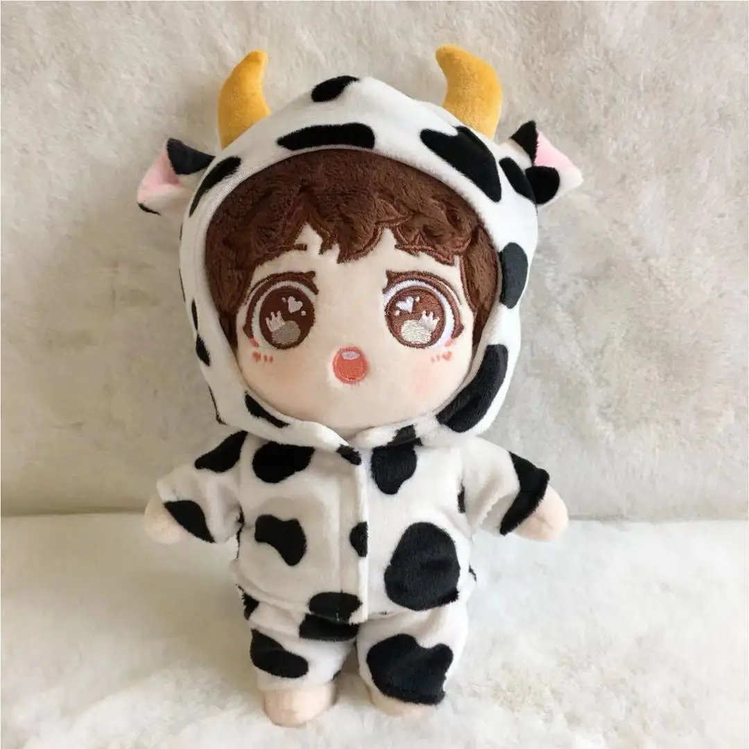 

15CM/20CM Doll Clothes Lovely Animal Cows Style Dolls Accessories for Our Generation Korea Kpop EXO Idol Dolls Gift DIY Toys