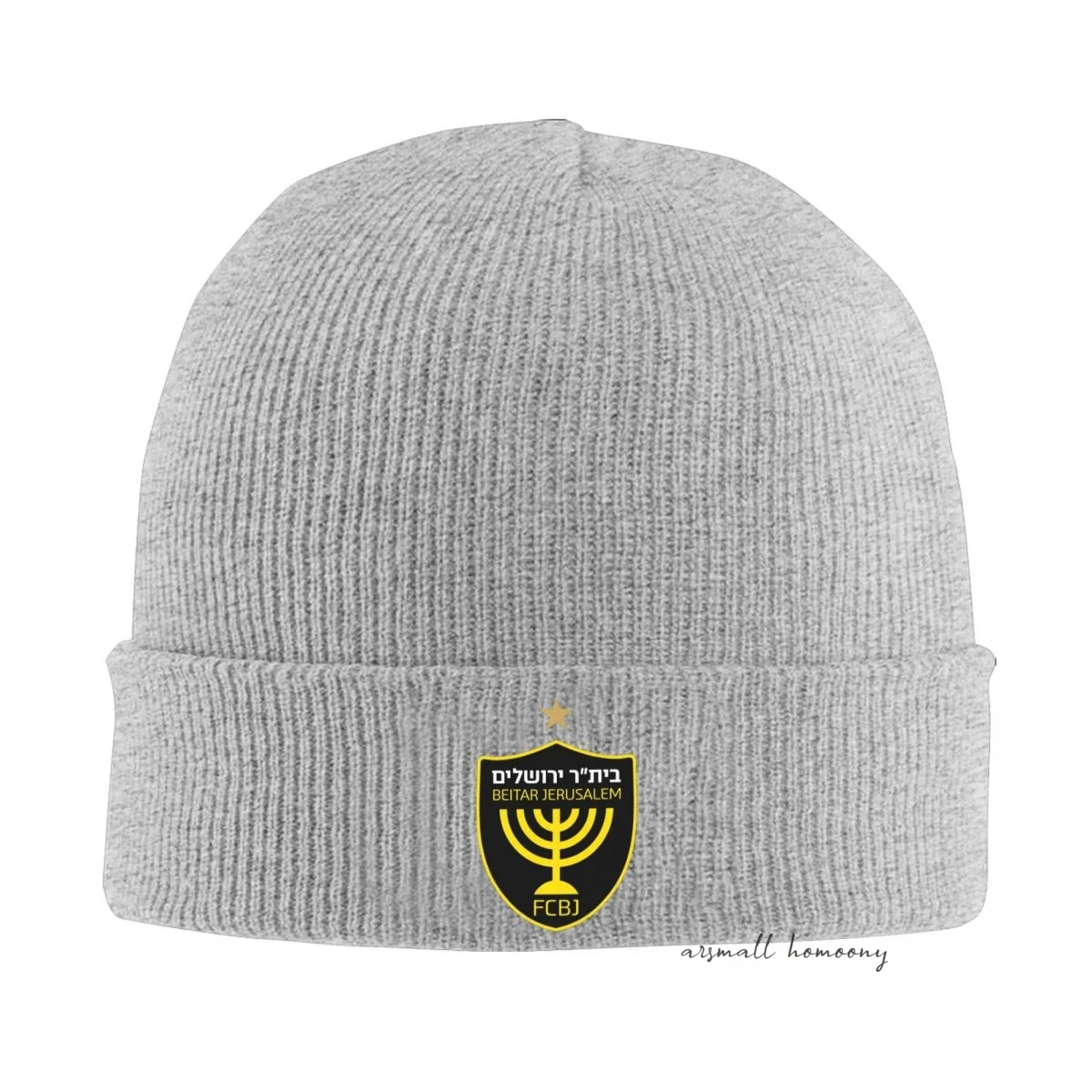 Beitar Jerusalem FC High Quality Knitted Hat for Women and Men Casual Beanie Hat Cap Winter Soft Warm Caps Unisex