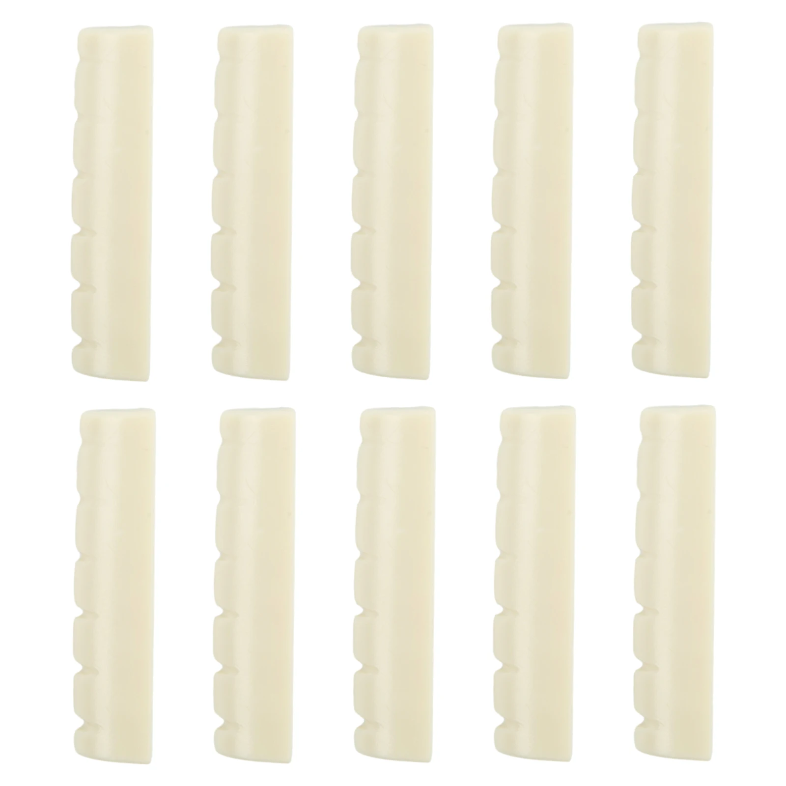 String Nut Guitar Bone Nut Unbleached 10 PCS Electric Guitar Guitar Bone Luthier Replacement Saddle 43x6x8.4mm