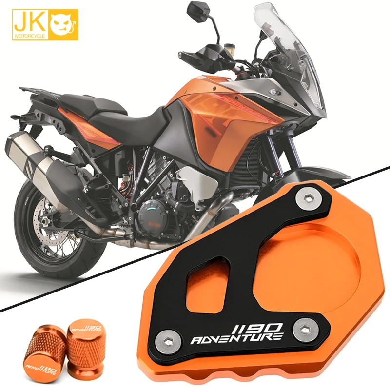 

For KTM 1190 adventure 1190 adv 1190adv 1190adventure 2014- 2022 Motorcycle Accessories Kickstand Foot Side Stand Enlarger Pad