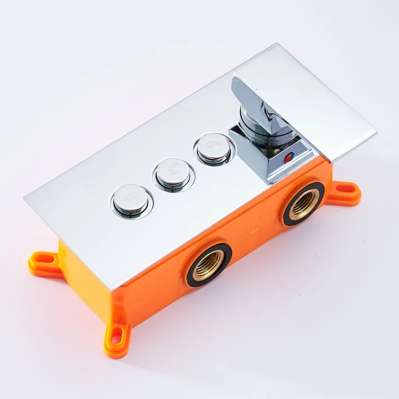 Becola-escondido Válvula Torneira do Chuveiro Incorporado Caixa Chuveiro Multifunções Controle Válvula do Banheiro Montado na Parede B-9916