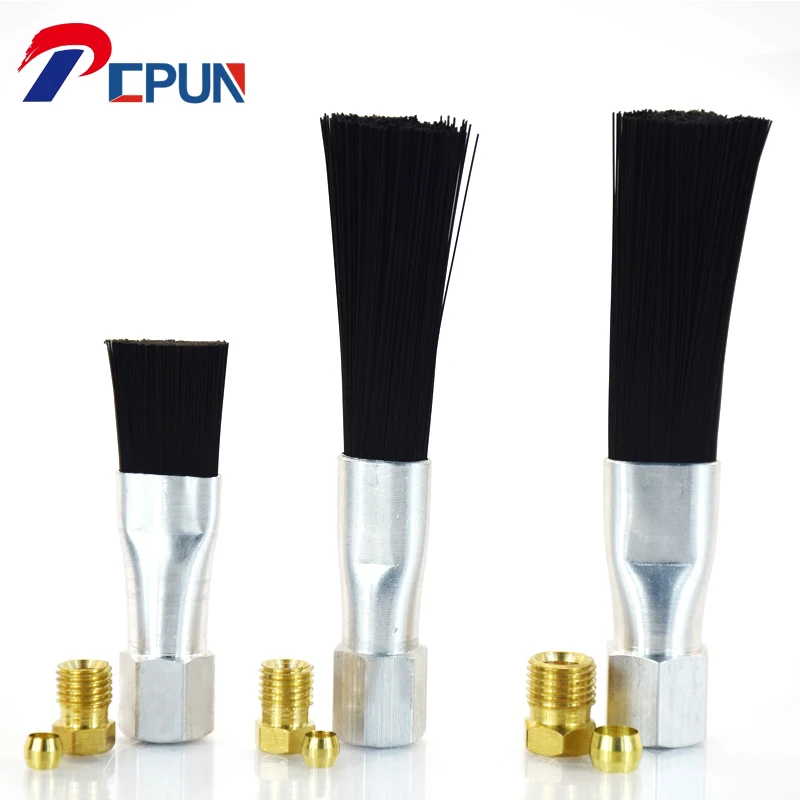 R1/8 Thread Brush Tool/Escalator Brush/Machine Tool Brush For Centralized Lubrication System/CNC Machine Centre