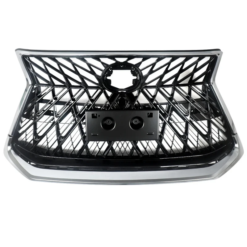 Factory Hot Selling S Sport Style Chrome & Black Front Upper Bumper Grille Assembly Radiator Auto Exterior Accessory