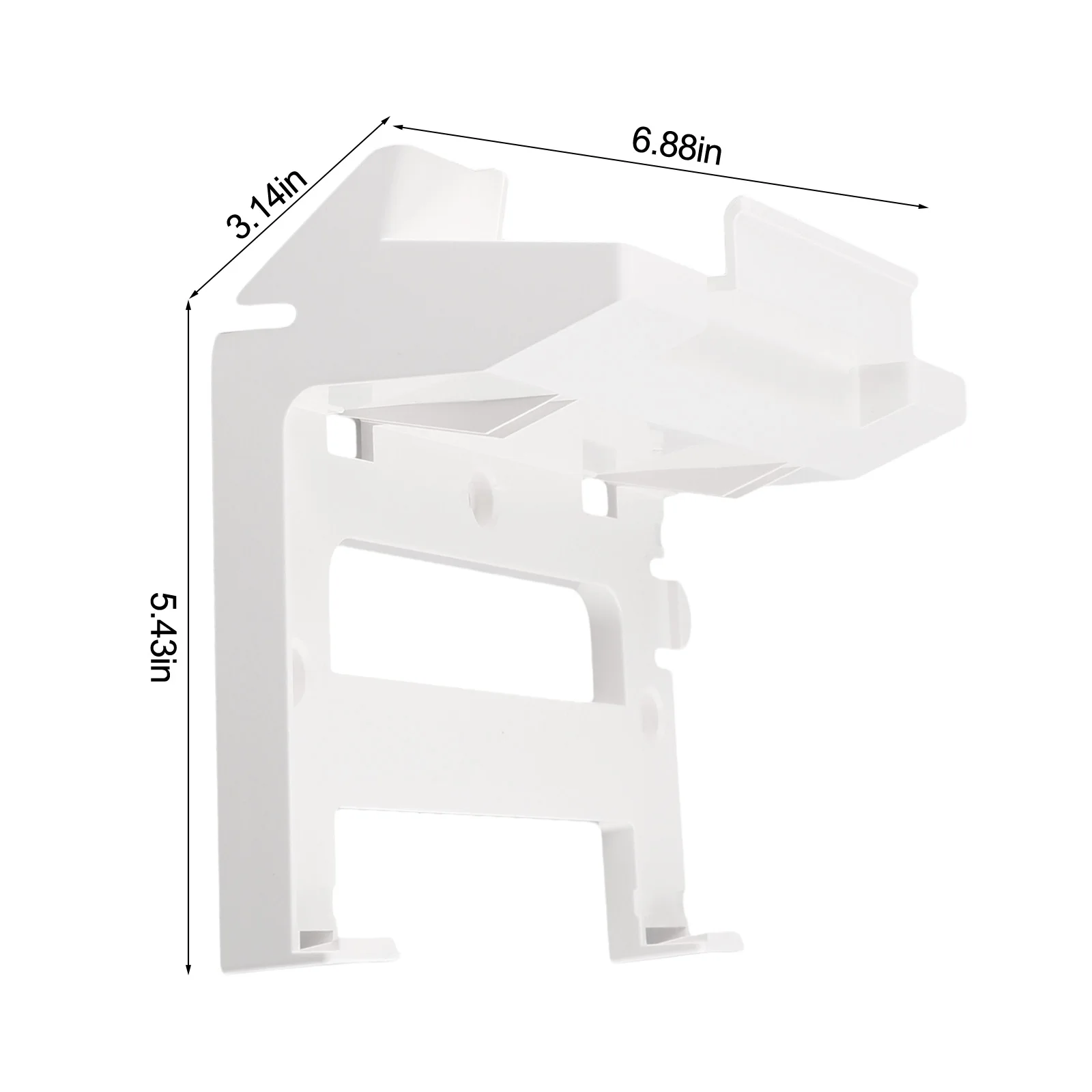 Staffa di montaggio 2 in 1-Starlink Gen 3 Kit di montaggio router V3 e alimentatore-Supporto da parete Starlink ABS Accessorio per utensili elettrici standard