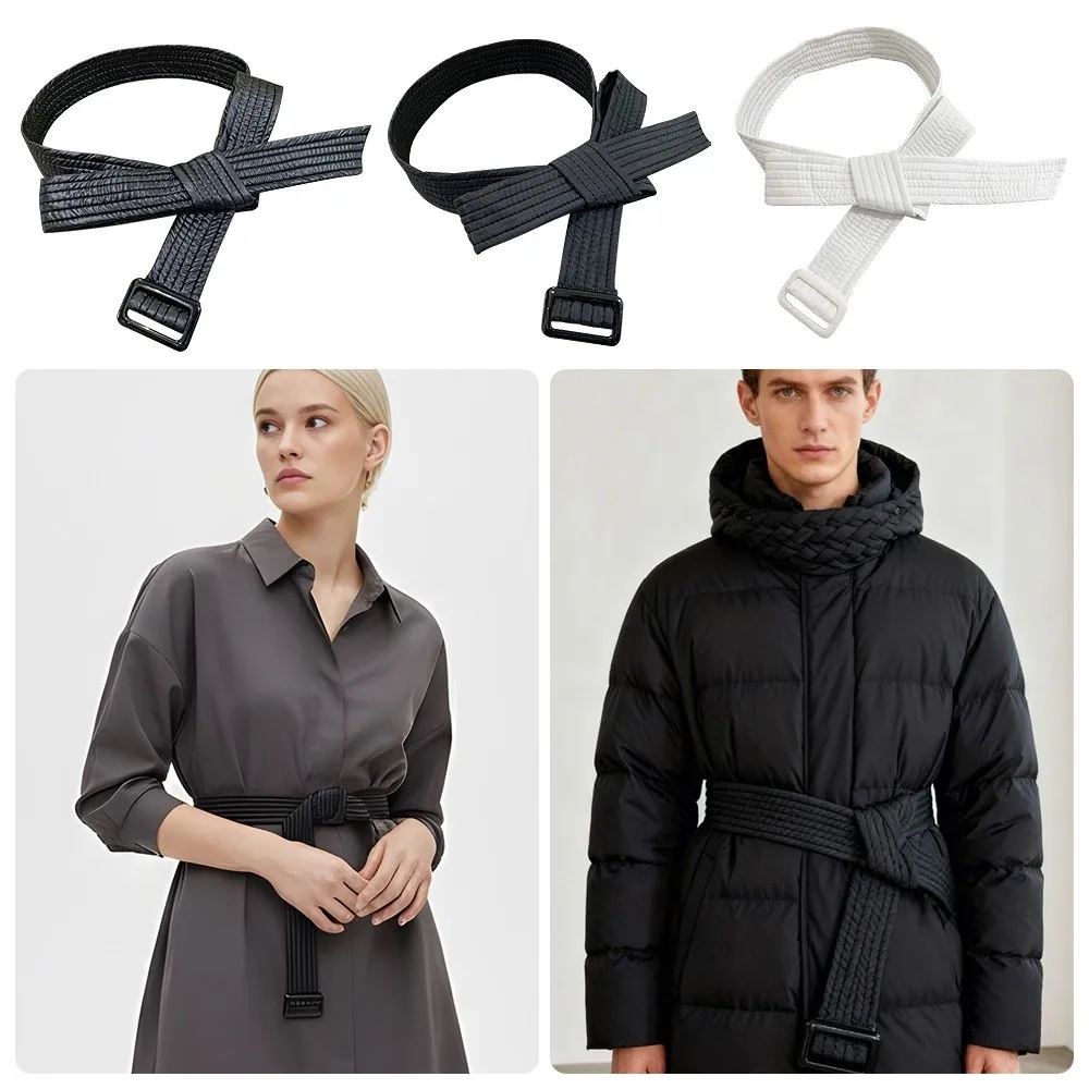 تنوعا معطف حزام خصر 4.5 سنتيمتر واسعة 170 سنتيمتر طول أسفل معطف حزام قابل للتعديل بلون أسفل سترة حزام للنساء
