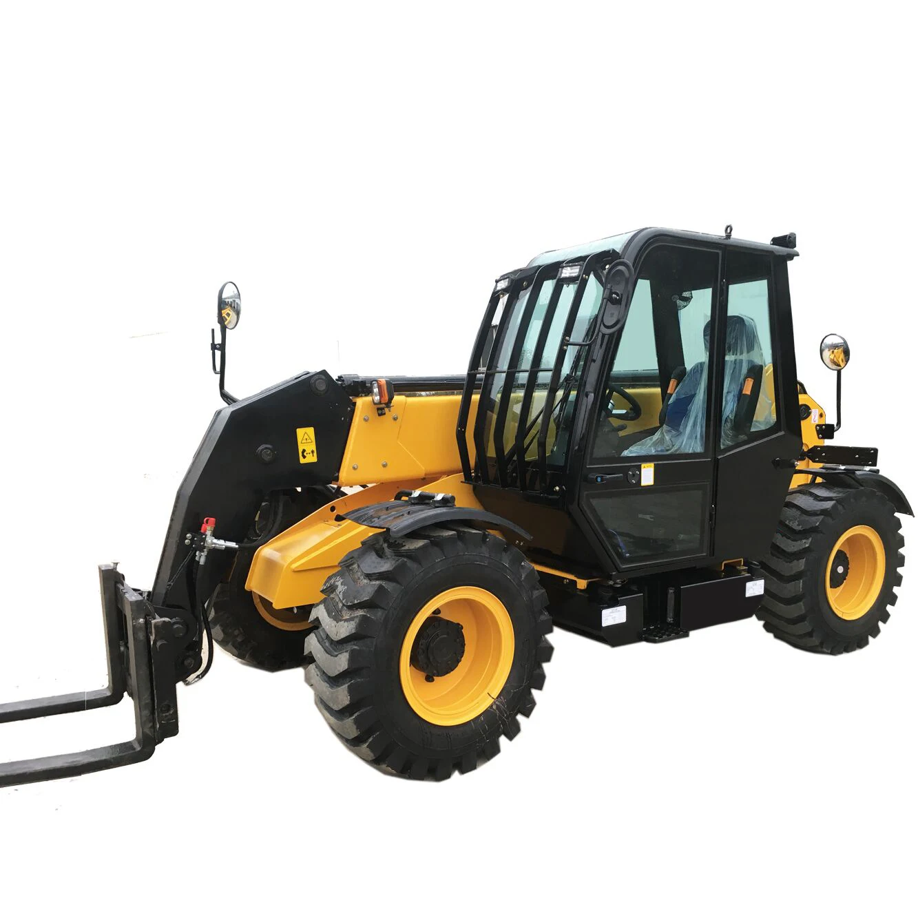 4WD 5.0 Ton 17.5m Telescopic Forklift Telehandler with Quick Coupler Forks and Three Steering Modes