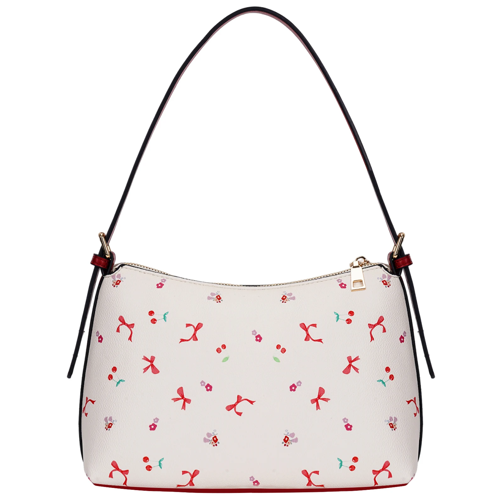 

Сумка на плечо для женщин, сумка с цветочным принтом, сумка из искусственной кожи со съемным ремешком, сумка-тоут для работы Tavel