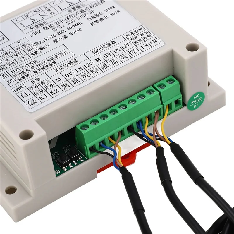 ABMH-AC100-260V ระบบอัตโนมัติระดับน้ําแบบไม่สัมผัส, XKC C352 3P Sensor Controller สําหรับบรรจุน้ําถัง