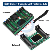 18650 Battery Capacity LCD Tester Module MAh MWh Type-C Port Digital Display Lithium Batteries Measurement Power Detector Tester