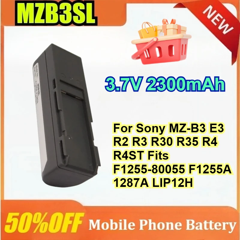 

2300mAh MZB3SL Battery for HP Jornada 420 430 SE for Sony MZ-B3 E3 R2 R3 R30 R35 R4 R4ST Fits F1255-80055 F1255A 1287A LIP12H