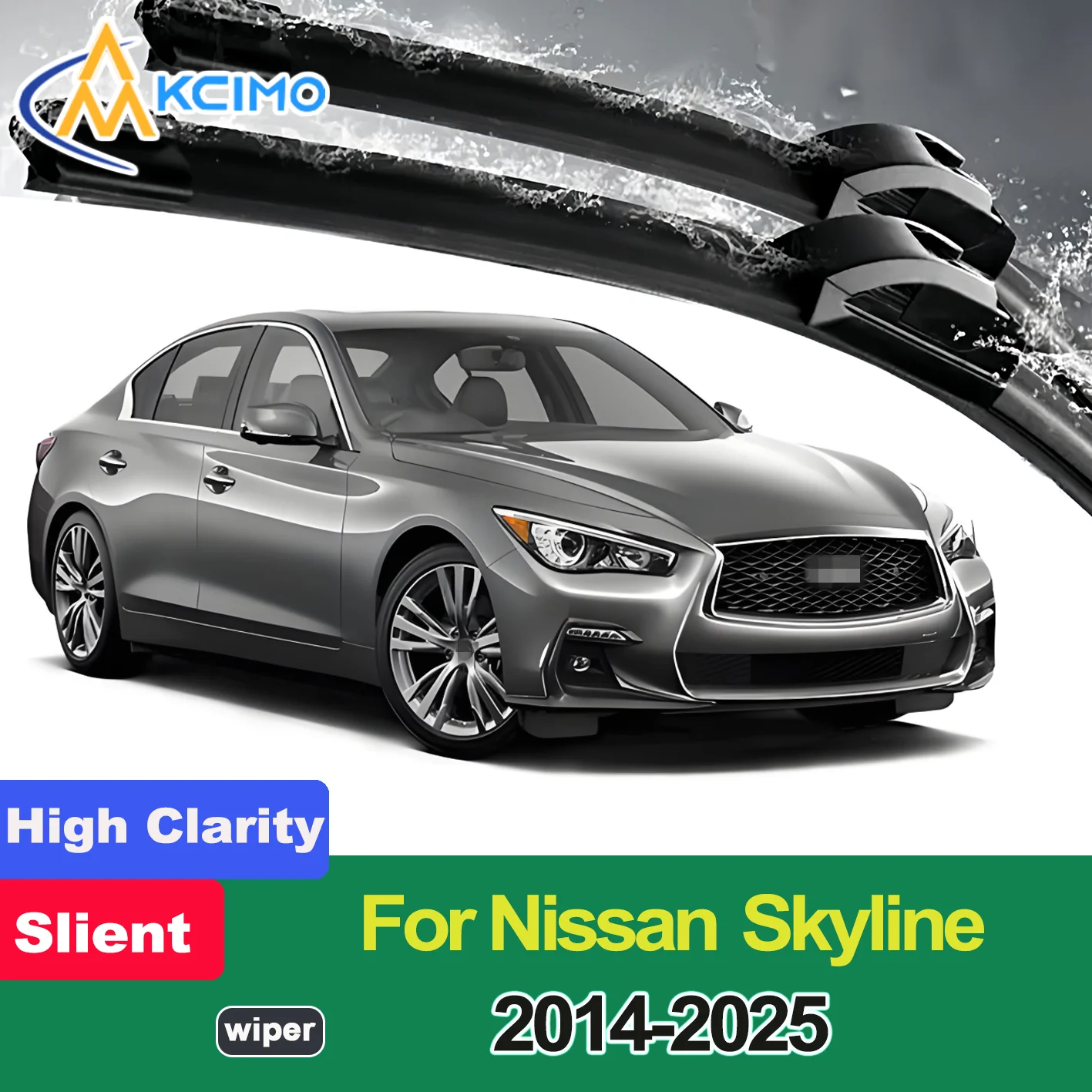 

2PCS New Front Windshield Wiper Blade for Nissan Skyline V37 2014-2025 Infiniti Q50 (2014-2024) Front Windshield Accessories