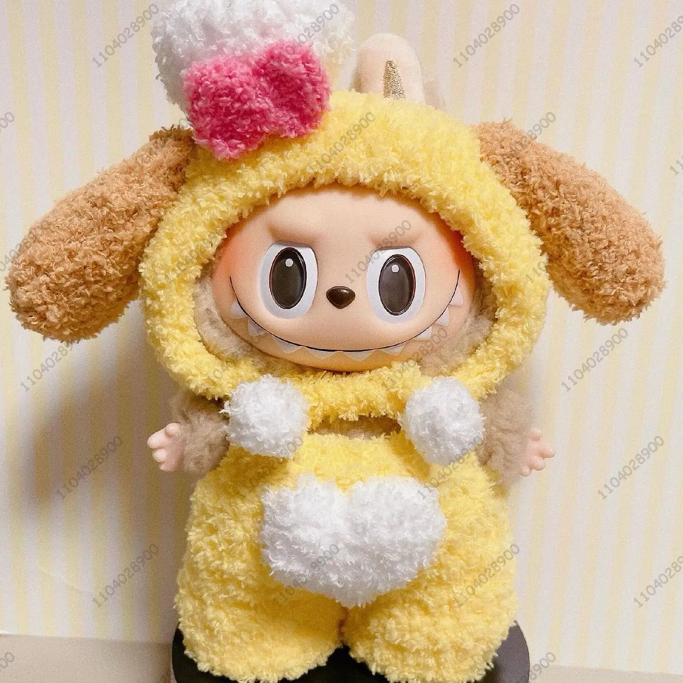 

Labubu The Monsters Одежда Cookie Ann Костюм Кукла Вязаная Одежда Виниловая Кукла Kawai Фигурка 1:1 Реплика Сумка Очарование Подвеска