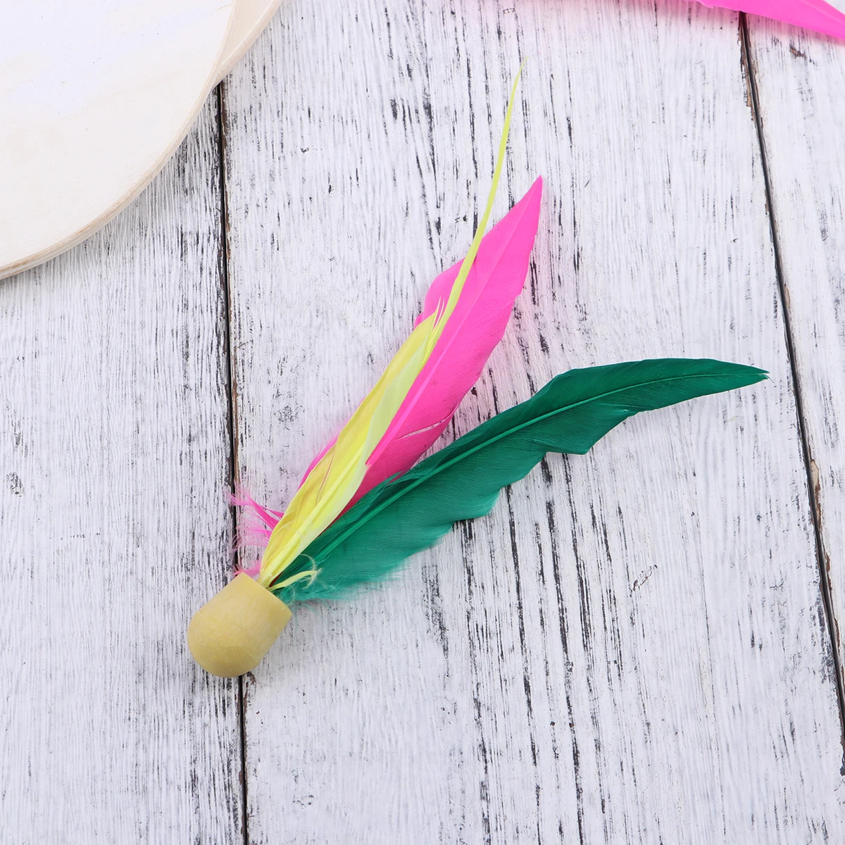 

Beach Paddle Ball Game Set Badminton Racket Tennis Balls Pingpong Outdoor Bamboo Racquet Lightweight Portable Fun All Ages