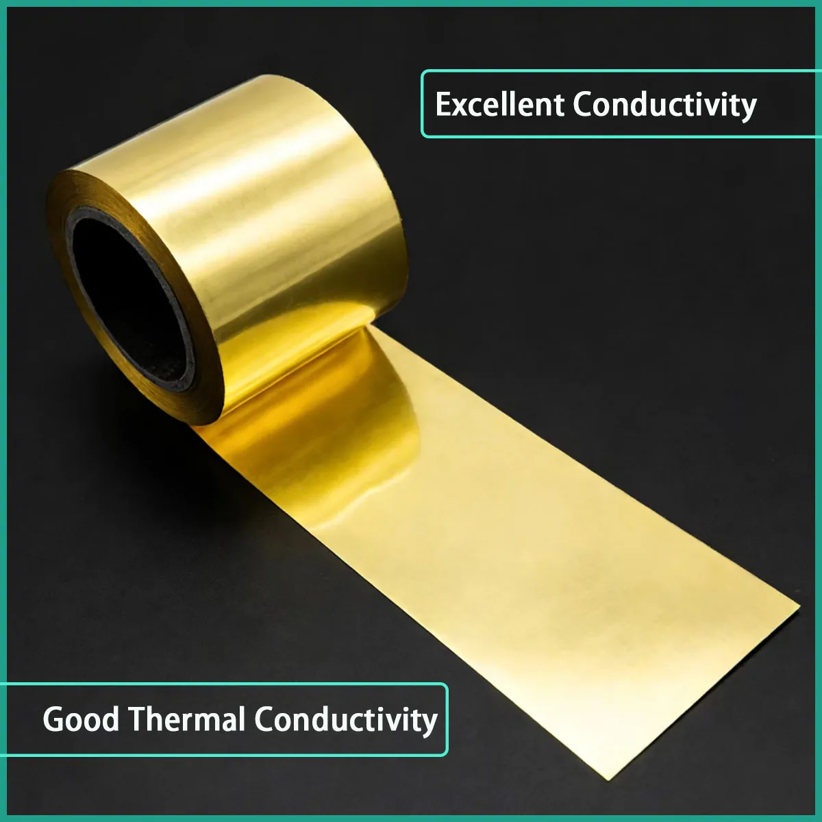0.01-10mm brass foil is used in electronics, home appliances, decoration, aerospace, etc