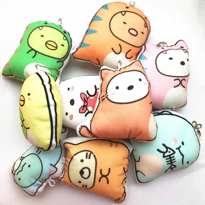 Newest Sumikko Cartoon Sumikko Gurashi Toys Animal Stuffed Plush Toys Girls Gifts Bags Pendant Keychain Decoration