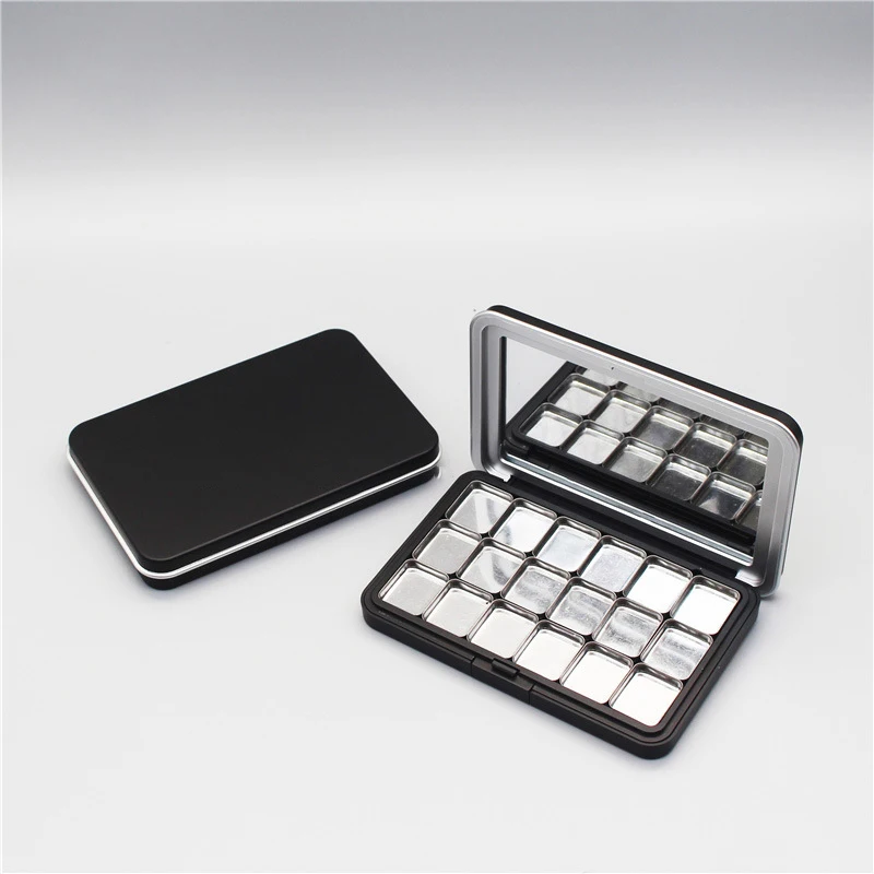 5PCS 3/6/9/12/18 Empty Eyeshadow Palette Eye Makeup Storage Dish With Mirror For Women Girls DIY Eye Shadow Storage Box Tools