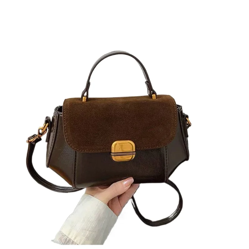 

New Retro Niche Handbag Women's Trendy Fashion Korean Version Small Square Bag Versatile Single Shoulder Cross Armpit Handbags