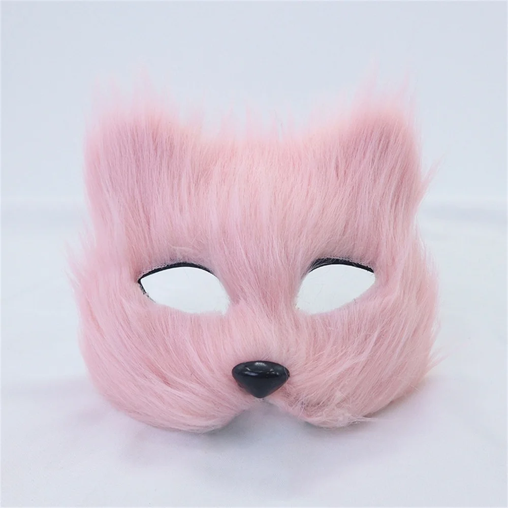Cosplay Maske Plüsch halbe Gesichtsmaske Kostüm Prop Sexy Party Maske für Maskerade Halloween Cosplay