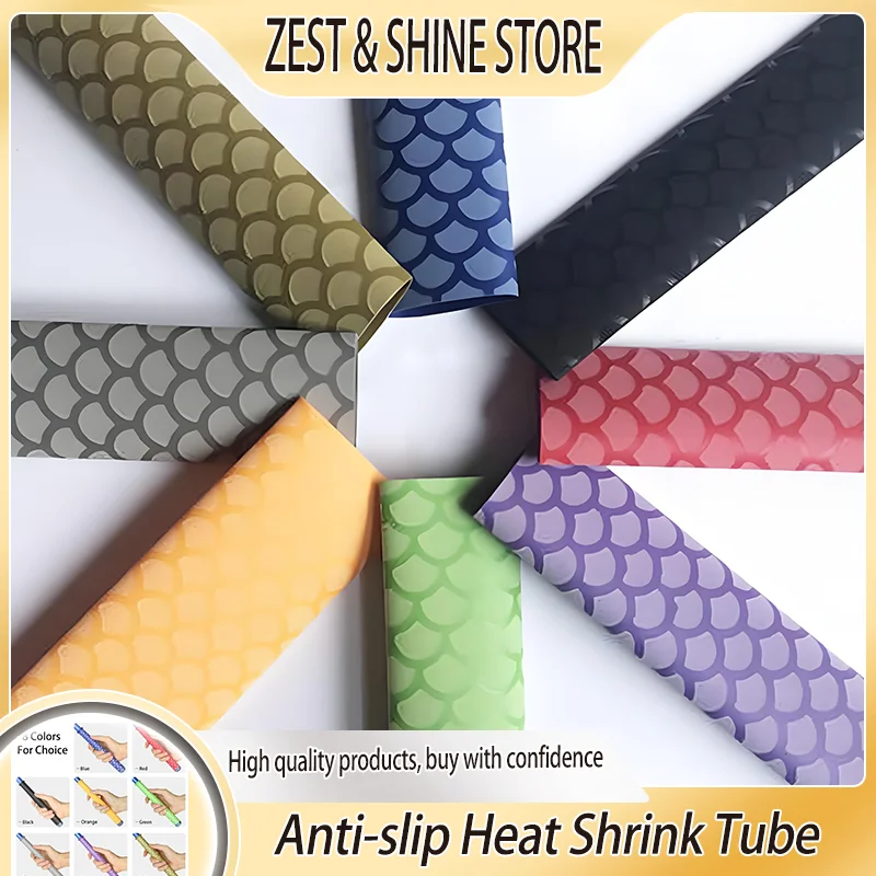 1Pcs Anti-slip Heat Shrink Tube DIY for Fishing Rod Racquet Bicycle Handles Tripod Diameter Options 15mm to 50mm