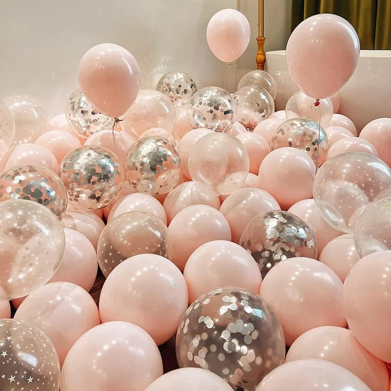 

Цветные шары Aron для украшения комнаты на предложение руки и сердца, празднования дня рождения, наполненные гелием, плавающие, с блестками, для декора