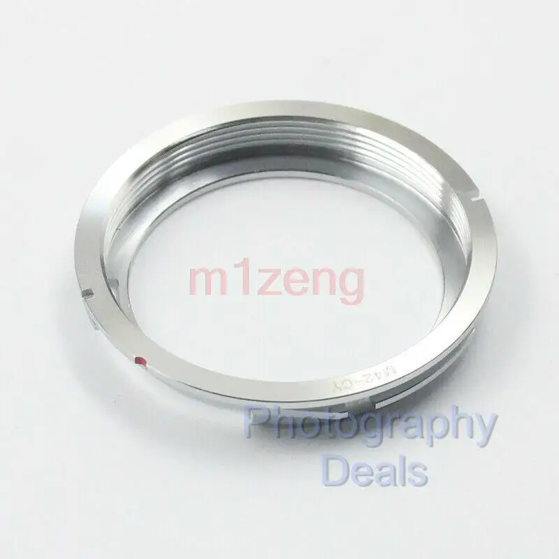 Anello adattatore M42-cy per obiettivo m42 42mm 42 per fotocamera Contax Yashica C/Y CY