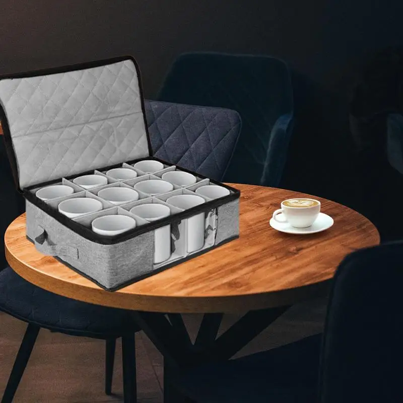 Cup Storage Organizer Divided Multipurpose Mug Storage Box Tea Cups Storage Organizer With Dividers China Storage Box For Home