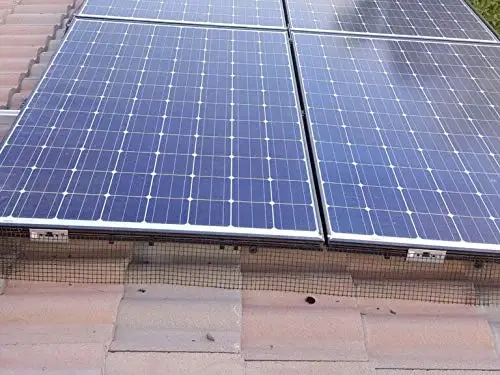 200PCS Solar Panel Mesh Clips,Stainless Steel Clips for Solar Screens,Solar Panel Clips,Critter Guard Fastener Clips