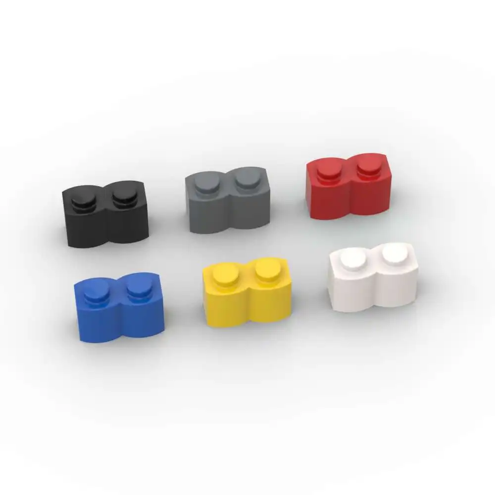 MOC 10PCS High-Tech Stacking 30136 With Log Profile Brick Modified 1x2 Building Block General Replaceable Toy Boys Holiday Gifts