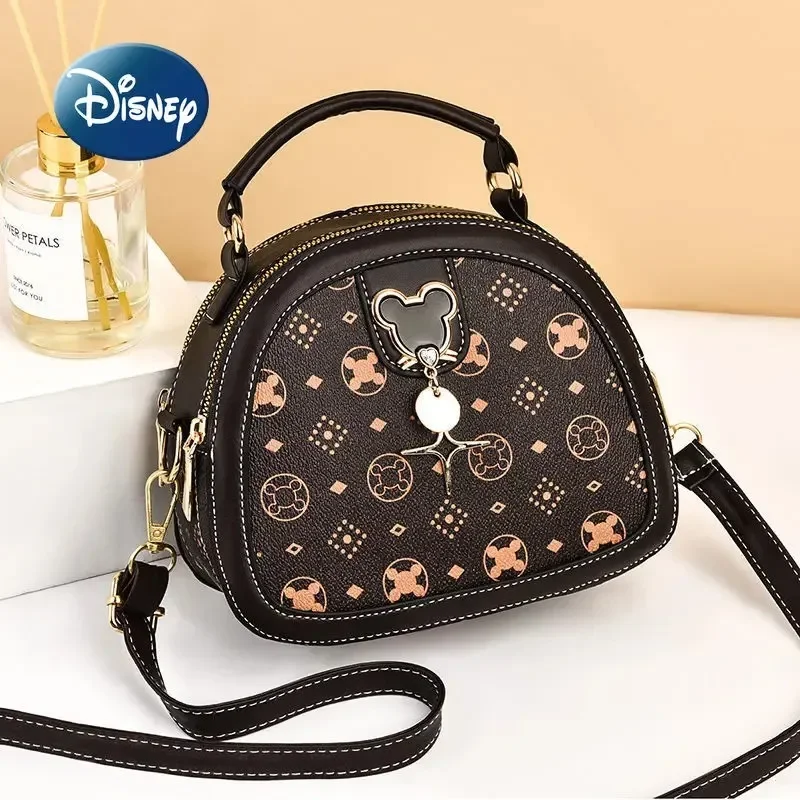 

Disney Mickey New Women's Bag Cartoon Ladies Shoulder Messenger Bag Luxury Brand Fashion Women's Shoulder Bag Large Capacity