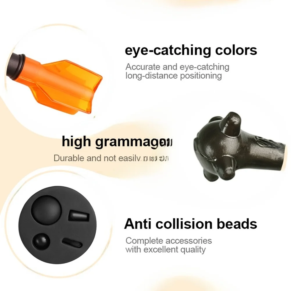 

Набор поплавков для рыбалки с точностью на большие расстояния с конструкцией из ПВХ и защитными бусинами для безопасной транспортировки