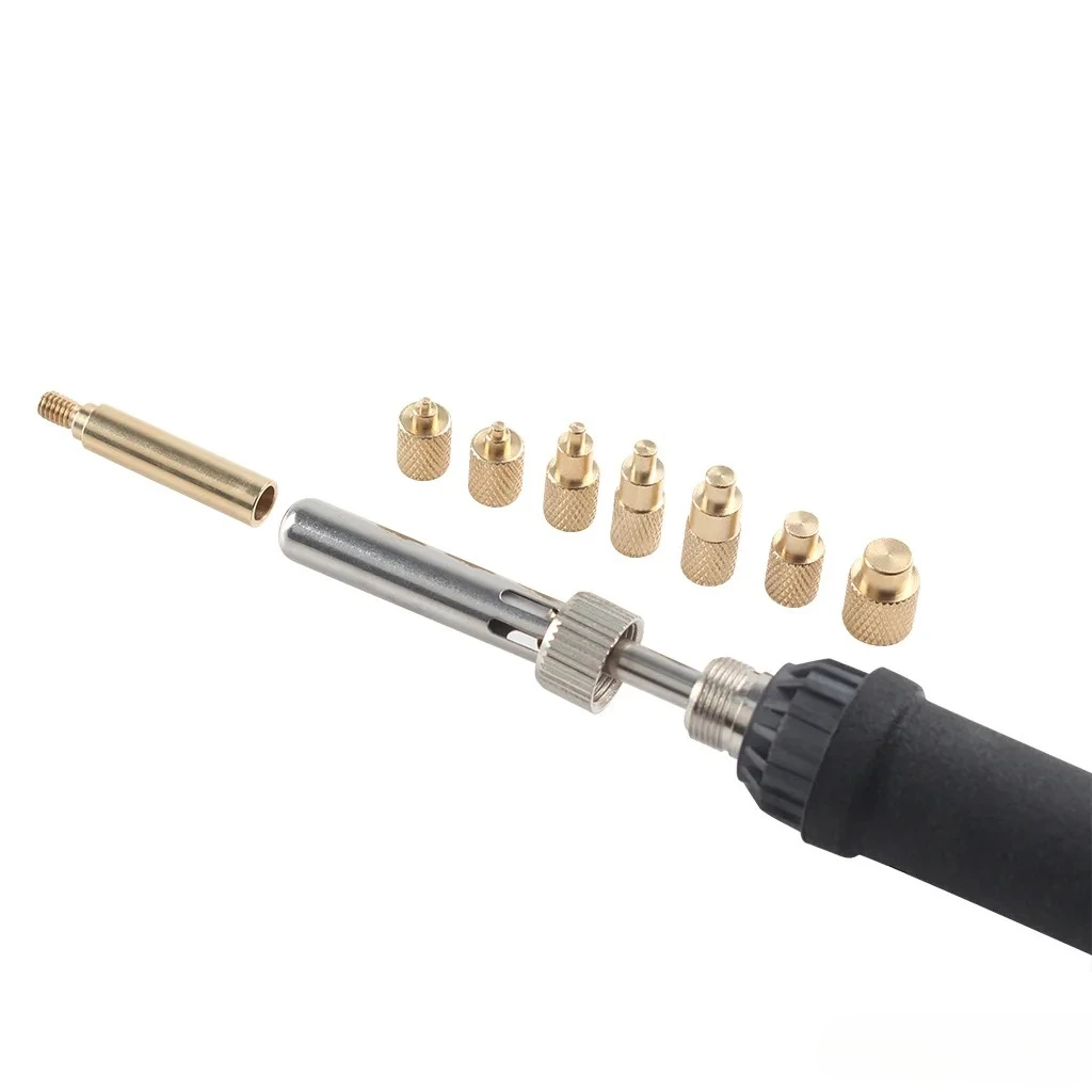 TS100 TS101 Adapter & Tips M2-M8 Heat Insert Nut Iron Tip Metal Hot Melt Nut Insertion for Standard 936 Soldering Iron Heads view 3