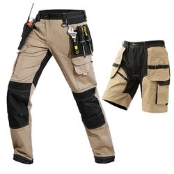 Men's Work Pants Casual Tactical Trousers Jeans with Multi Pockets Trousers