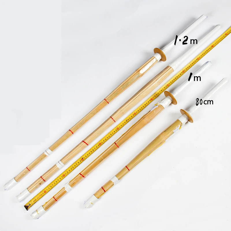 100cm Kendo Training Laido Bamboo Sabre Aikido Practical Training Sabre Flow Practice Sword Equipment Heavy Dueling Bamboo Sword