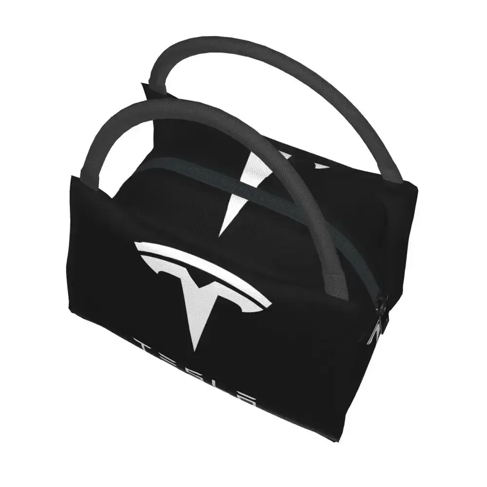 Lunch Bag Female Tesla Insulated Cooler Portable Picnic Oxford Lunch Box Food Bag