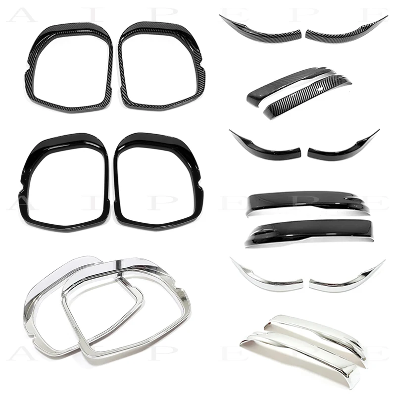 

For Honda ZR-V ZR V ZRV 2022-2023 2024 Rearview Mirror Cover Trim Strip Rear View Molding Frame Garnish Sticker Decoration