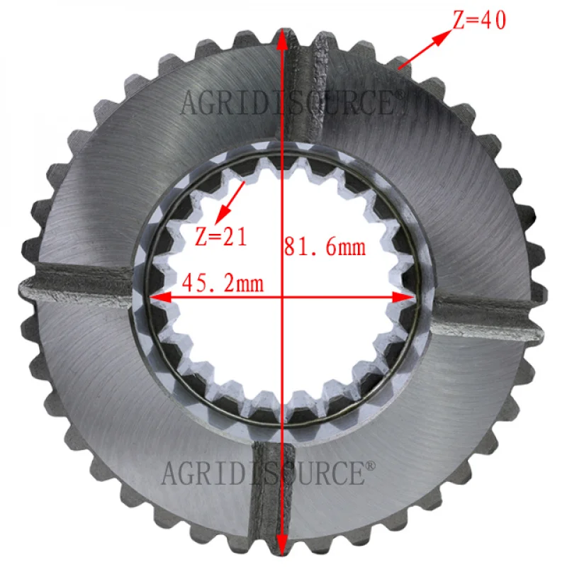 China-Made：Hot sale For Foton Lovol Agricultural Farm tractor Spare Parts TF1004.372A-05 variable driven gear base