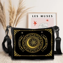 Korean Gothic Square Black Shoulder Bag Handbags Messenger Tote Bags Women