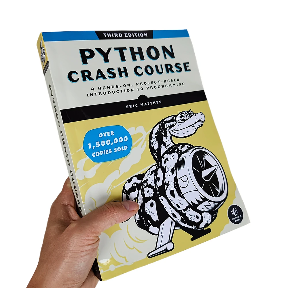 Python Crash Course Una introducción práctica basada en proyectos a la programación Libro en inglés de 3.a edición de bolsillo de alta calidad