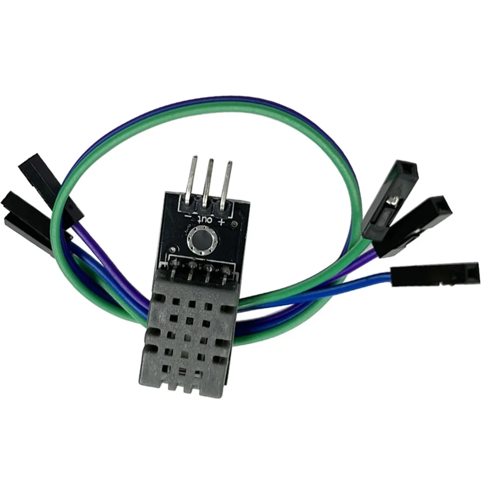 DHT11 الرقمية درجة الحرارة والرطوبة الاستشعار DHT11 وحدة 0-50 ℃ 20% -95% RH لاردوينو مع دوبونت الأسلاك