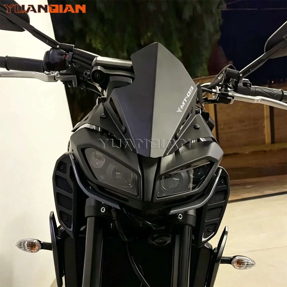 

MT09 Motorcycle Accessories Front Windshield Windscreen Airflow Wind Deflector FOR YAMAHA MT-09 MT 09 MT09SP 2017 2018 2019 2020