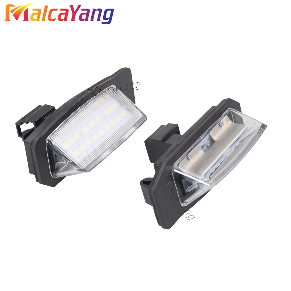 LED Rear License Number Plate Light For Peugeot 4007 ION Citroen C-Crosser C-Zero Car LED License Plate Number Light