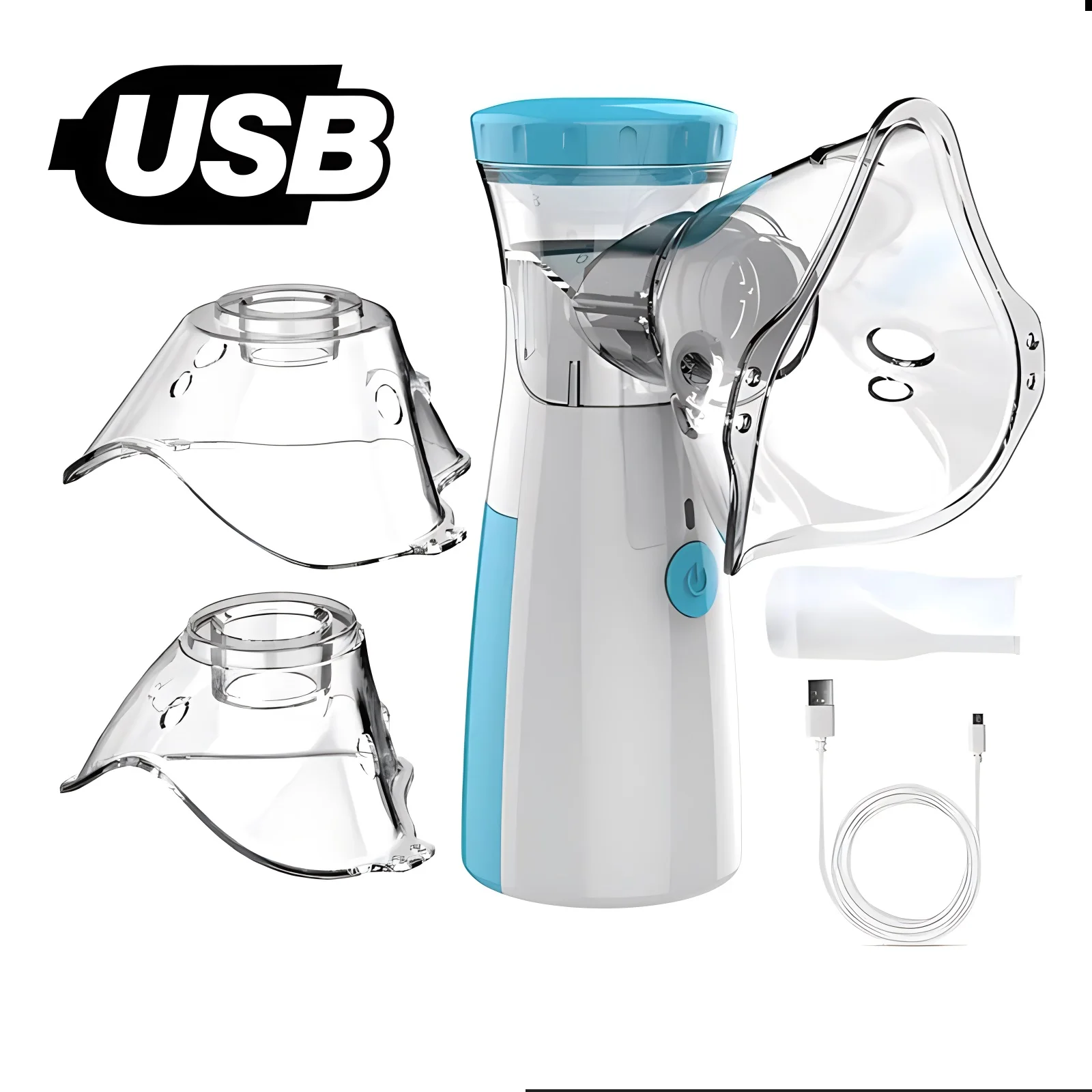 Nebuliser Home Use Adult Children USB Nebuliser Handheld Rechargeable Portable Medical Mist Spray Machine Nebuliser