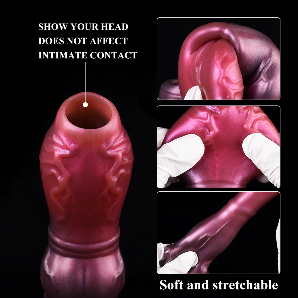 NNSX Super Silicone Penis Sleeve Cock Rings Delay Ejaculation Clit G Spot Stimulation Penis Enlargement Sex Toys For Men Couples