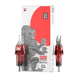 CNC 5PCS Tattoo Cartridges Needles Disposable RL/RS/RM/RLT With Membrane Professional Sterilized Safety For Tattooist